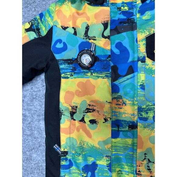 Obermeyer Kids Ski Jacket Snow Camo Print Size 2 - Picture 7 of 9